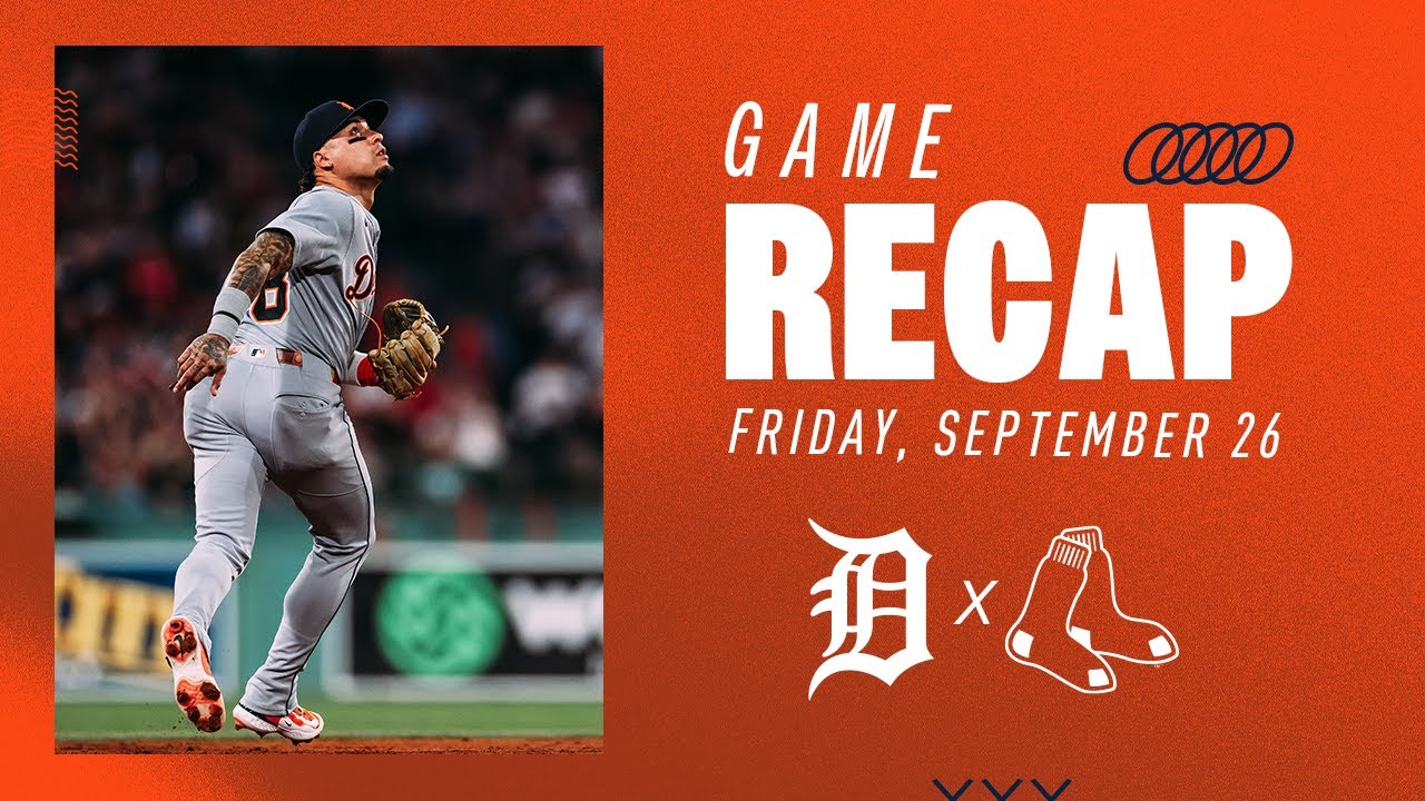 Tigers vs Red Sox Highlights | 9/26/25 Tigers vs Red Sox Highlights | 9/26/25