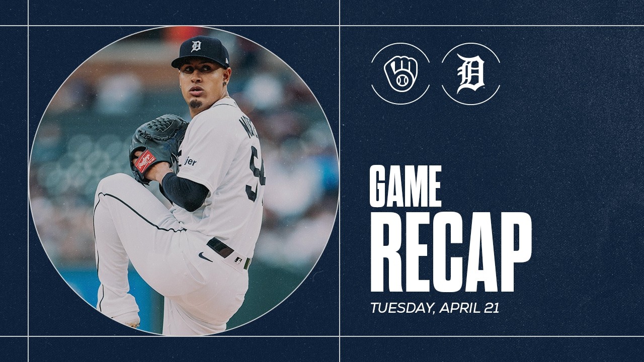 Tigers vs. Brewers Highlights | 4/21/26 Tigers vs. Brewers Highlights | 4/21/26