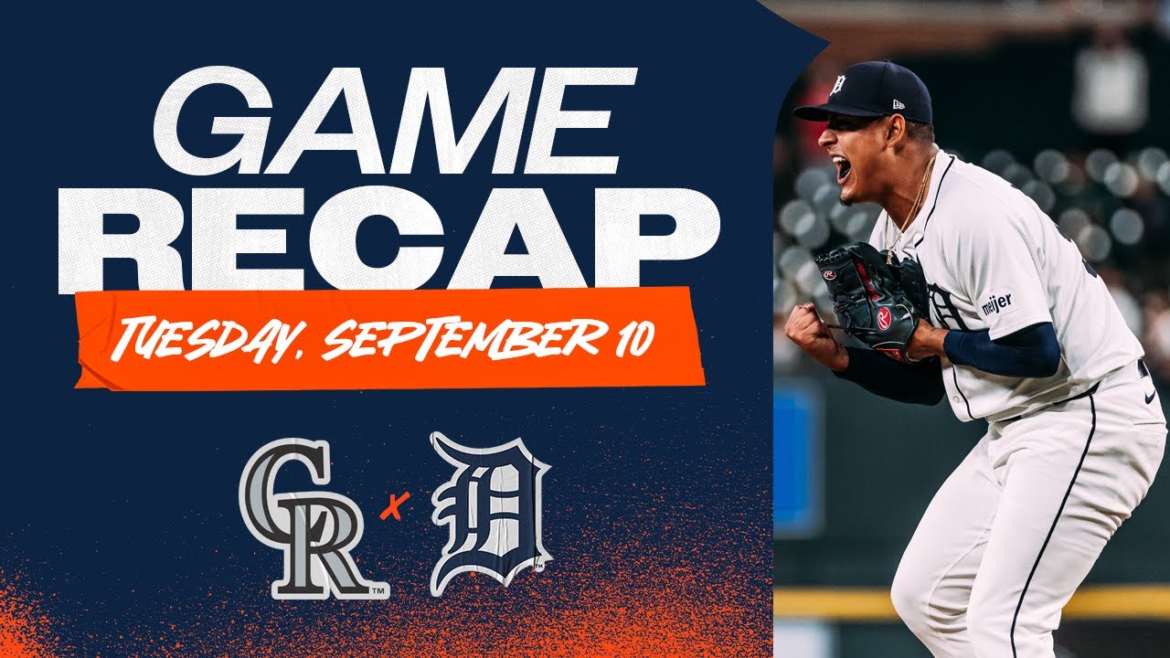 Game Highlights: Keider Montero Throws Complete Game Shutout in Tigers Win vs. Rockies | 9/10/2024 Game Highlights: Keider Montero Throws Complete Game Shutout in Tigers Win vs. Rockies | 9/10/2024