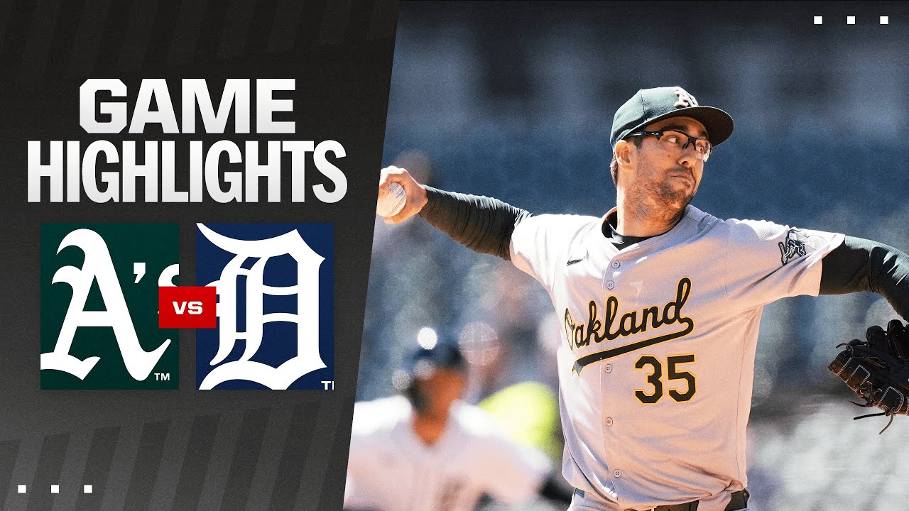 A’s vs. Tigers Game Highlights (4/7/24) | MLB Highlights A’s vs. Tigers Game Highlights (4/7/24) | MLB Highlights