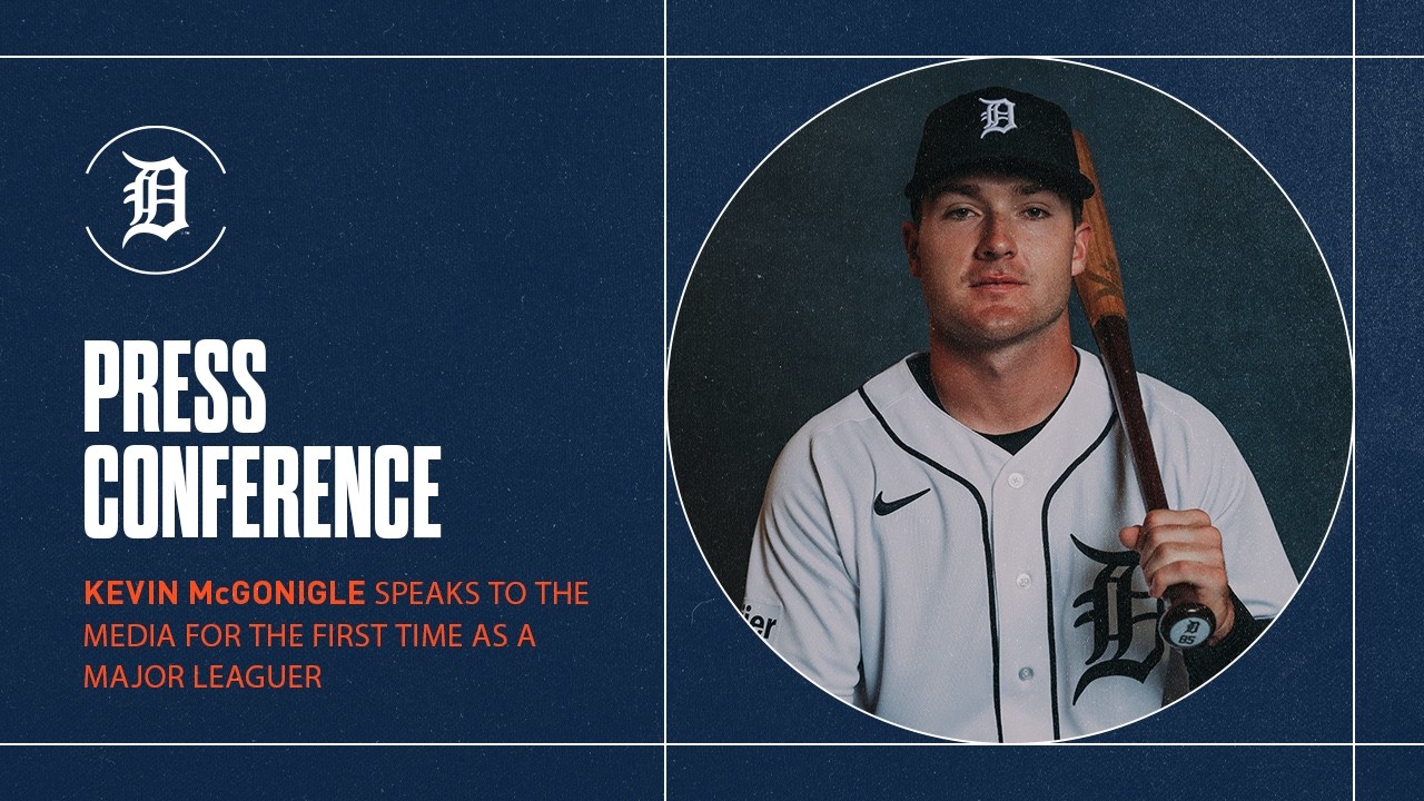 Kevin McGonigle Speaks to the Media for the First Time as a Major Leaguer Kevin McGonigle Speaks to the Media for the First Time as a Major Leaguer