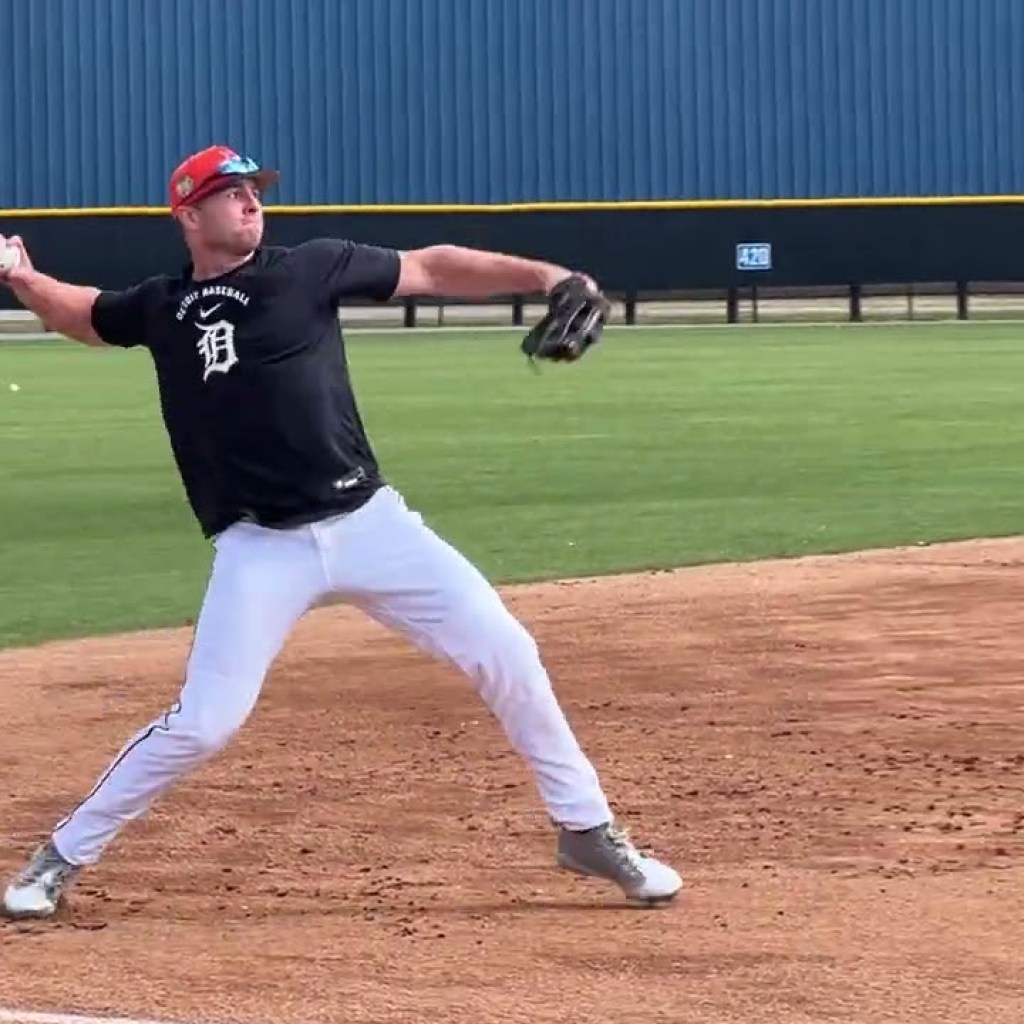 Watch Kevin McGonigle and Javier Báez share Tigers shortstop in drills Watch Kevin McGonigle and Javier Báez share Tigers shortstop in drills
