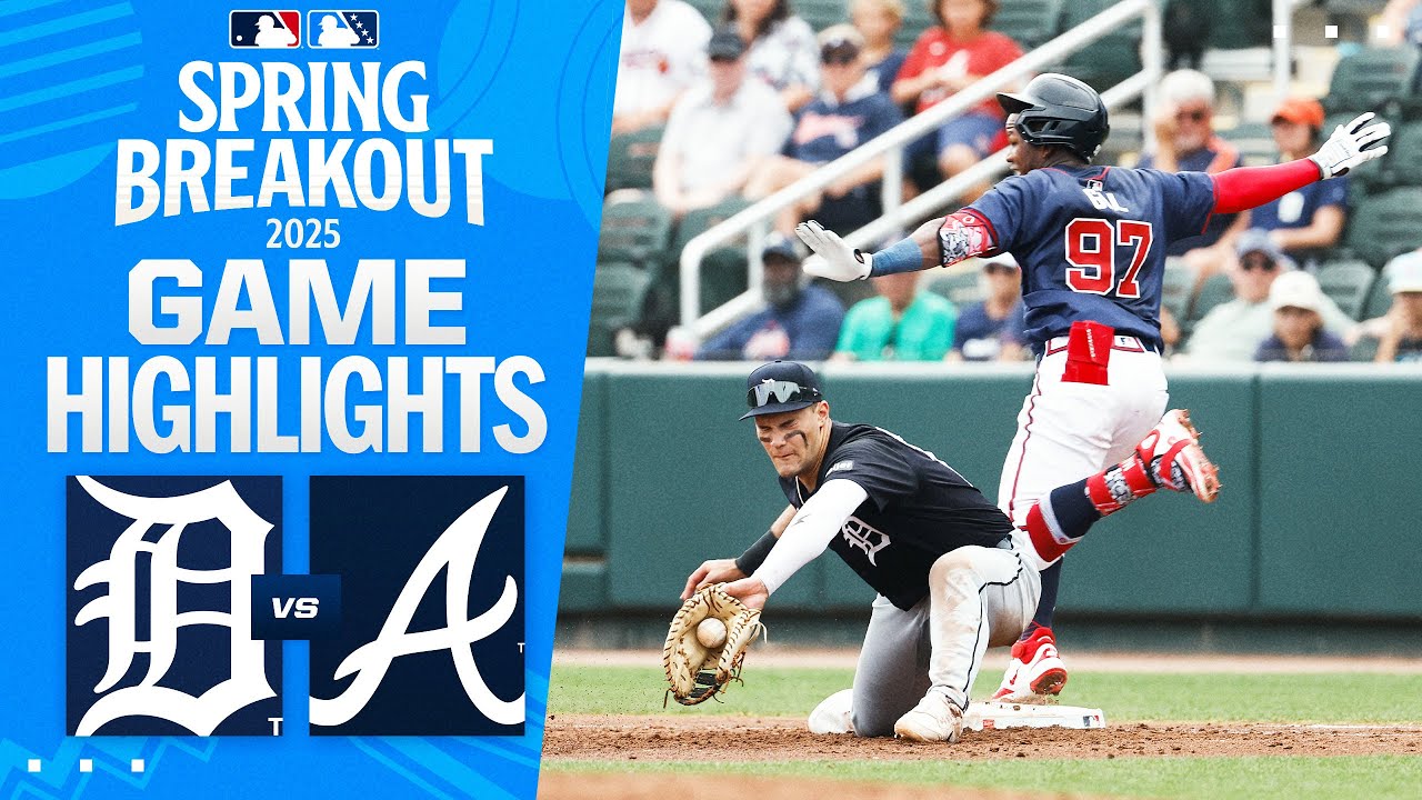 Tigers vs. Braves Spring Breakout Game Highlights (3/16/25) | MLB Highlights Tigers vs. Braves Spring Breakout Game Highlights (3/16/25) | MLB Highlights
