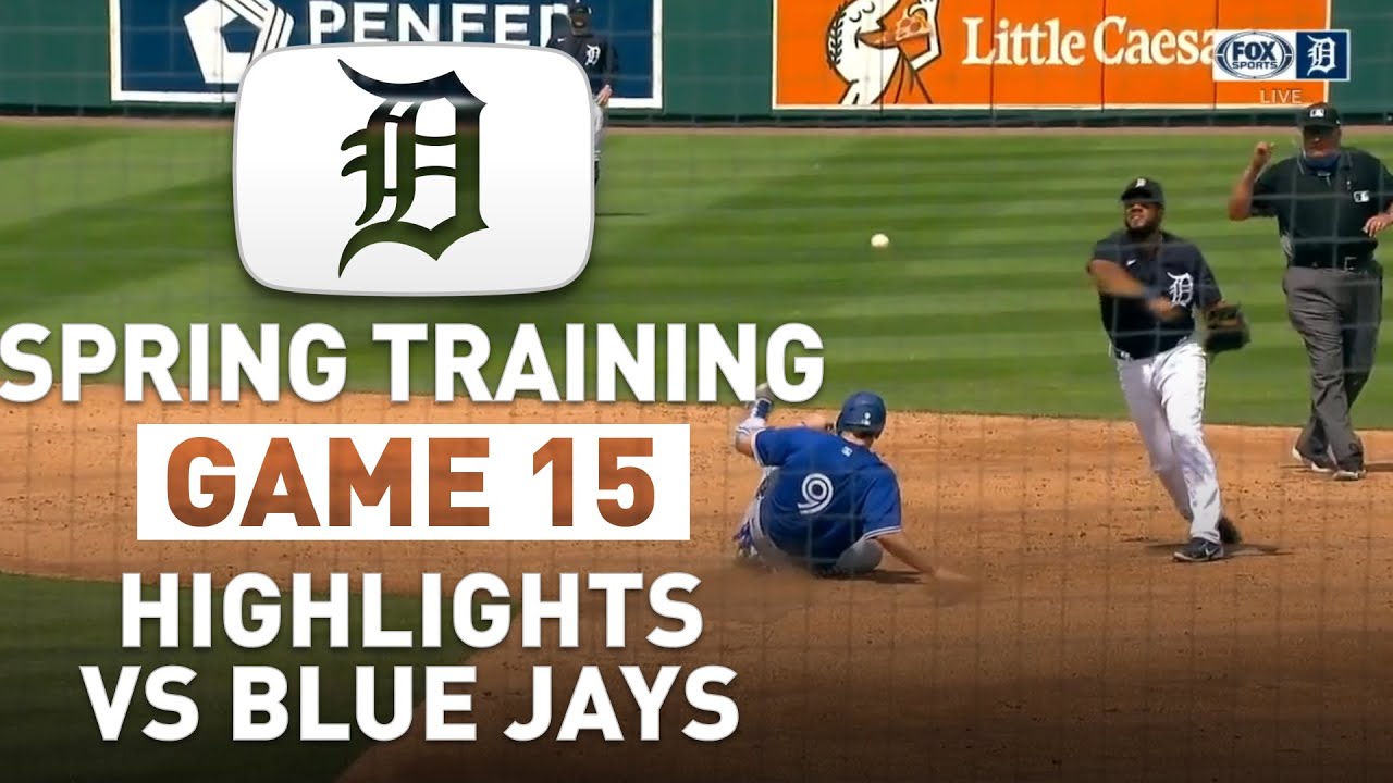 Detroit Tigers Spring Training Game 15 Highlights vs Blue Jays Detroit Tigers Spring Training Game 15 Highlights vs Blue Jays