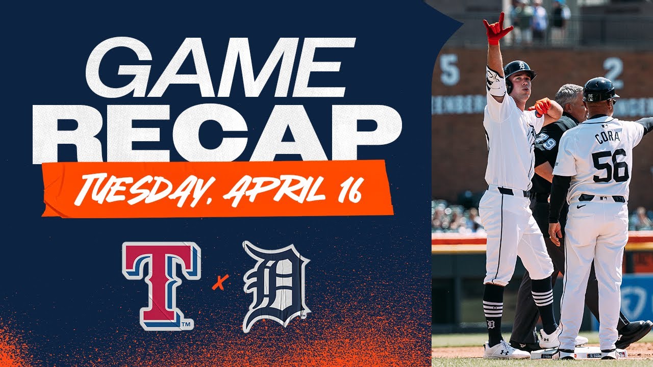 Game Highlights: Casey Mize Returns to the Mound at Comerica Park, Tigers Beat Rangers 4-2 | 4/16/24 Game Highlights: Casey Mize Returns to the Mound at Comerica Park, Tigers Beat Rangers 4-2 | 4/16/24