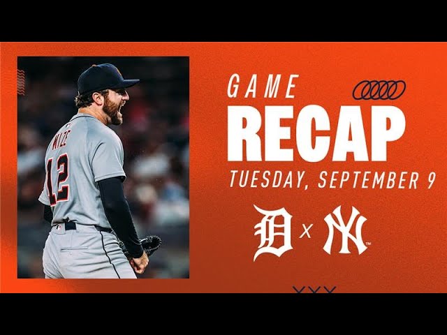 Game Highlights: Tigers Score 9 Runs in the 7th Inning to Defeat the Yankees in the Bronx | 9/9/25 Game Highlights: Tigers Score 9 Runs in the 7th Inning to Defeat the Yankees in the Bronx | 9/9/25