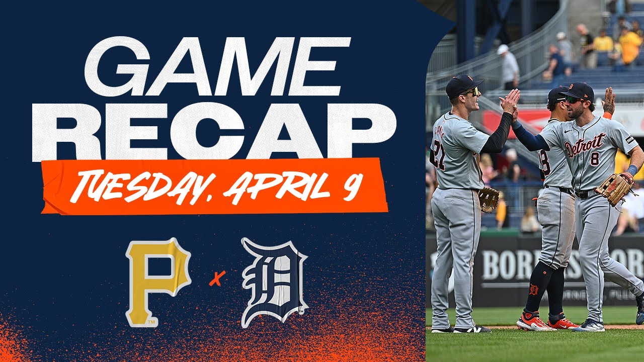 Game Highlights: Tigers Rally in the 9th for Comeback Win vs. Pirates | 4/9/24 Game Highlights: Tigers Rally in the 9th for Comeback Win vs. Pirates | 4/9/24
