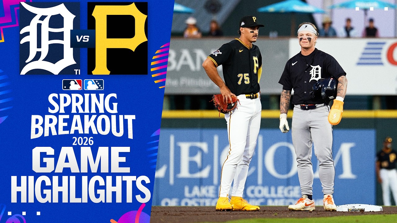Tigers vs. Pirates Spring Breakout Game Highlights (3/20/36) | MLB Highlights Tigers vs. Pirates Spring Breakout Game Highlights (3/20/36) | MLB Highlights