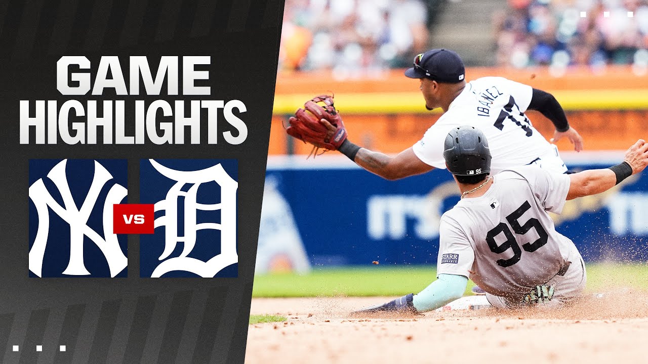 Yankees vs. Tigers Game Highlights (8/17/24) | MLB Highlights Yankees vs. Tigers Game Highlights (8/17/24) | MLB Highlights