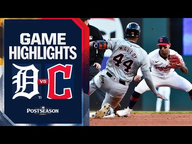 Tigers vs. Guardians ALDS Game 2 Highlights (10/7/24) | MLB Highlights Tigers vs. Guardians ALDS Game 2 Highlights (10/7/24) | MLB Highlights