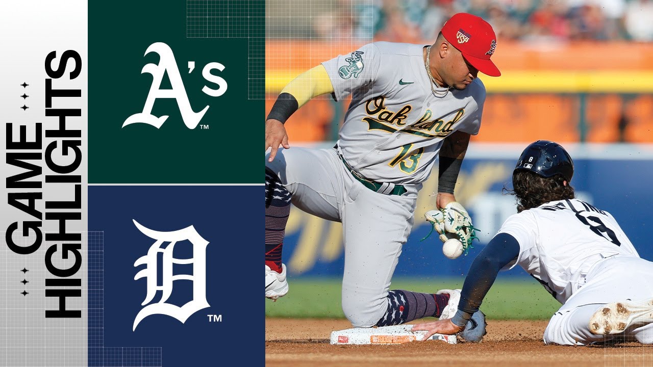 A’s vs. Tigers Game Highlights (7/4/23) | MLB Highlights A’s vs. Tigers Game Highlights (7/4/23) | MLB Highlights