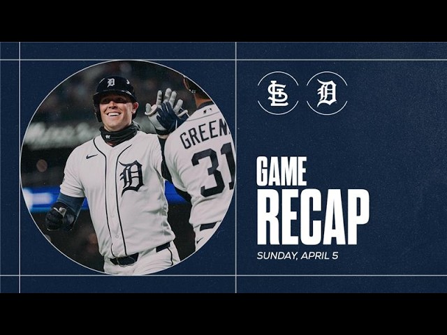 Tigers vs. Cardinals Highlights | 4/5/26 Tigers vs. Cardinals Highlights | 4/5/26