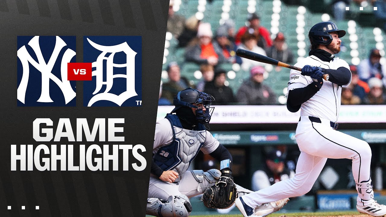 Yankees vs. Tigers Highlights (4/8/25) | MLB Highlights Yankees vs. Tigers Highlights (4/8/25) | MLB Highlights