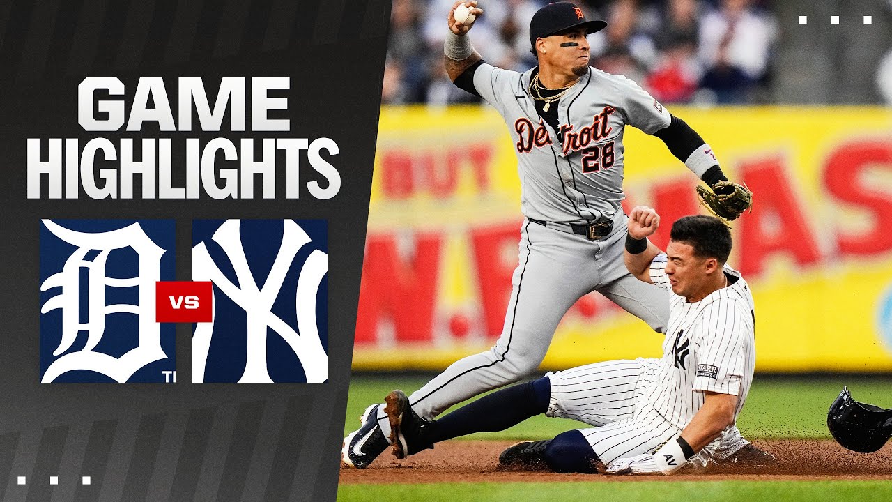 Tigers vs. Yankees Game Highlights (5/3/24) | MLB Highlights Tigers vs. Yankees Game Highlights (5/3/24) | MLB Highlights