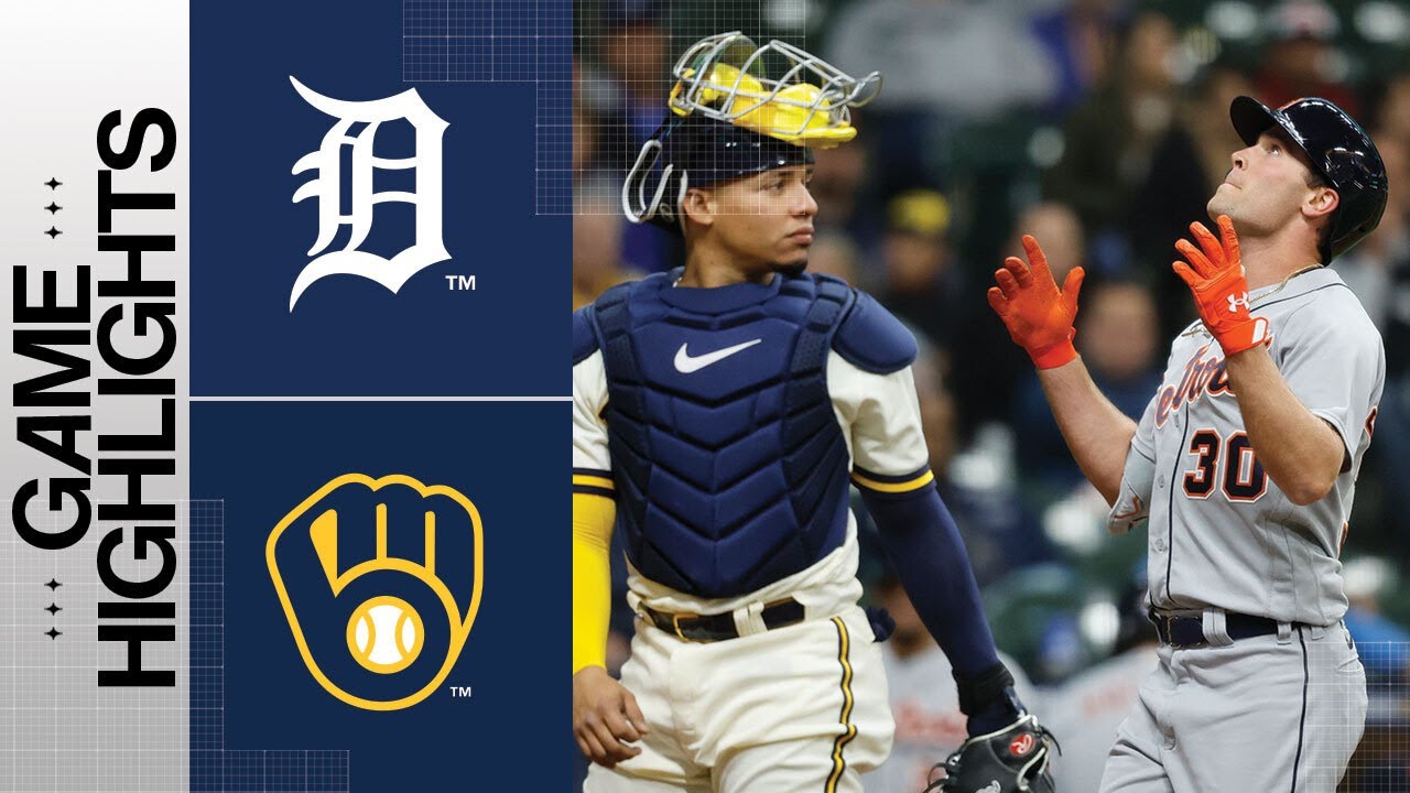Tigers vs. Brewers Game Highlights (4/25/23) | MLB Highlights Tigers vs. Brewers Game Highlights (4/25/23) | MLB Highlights