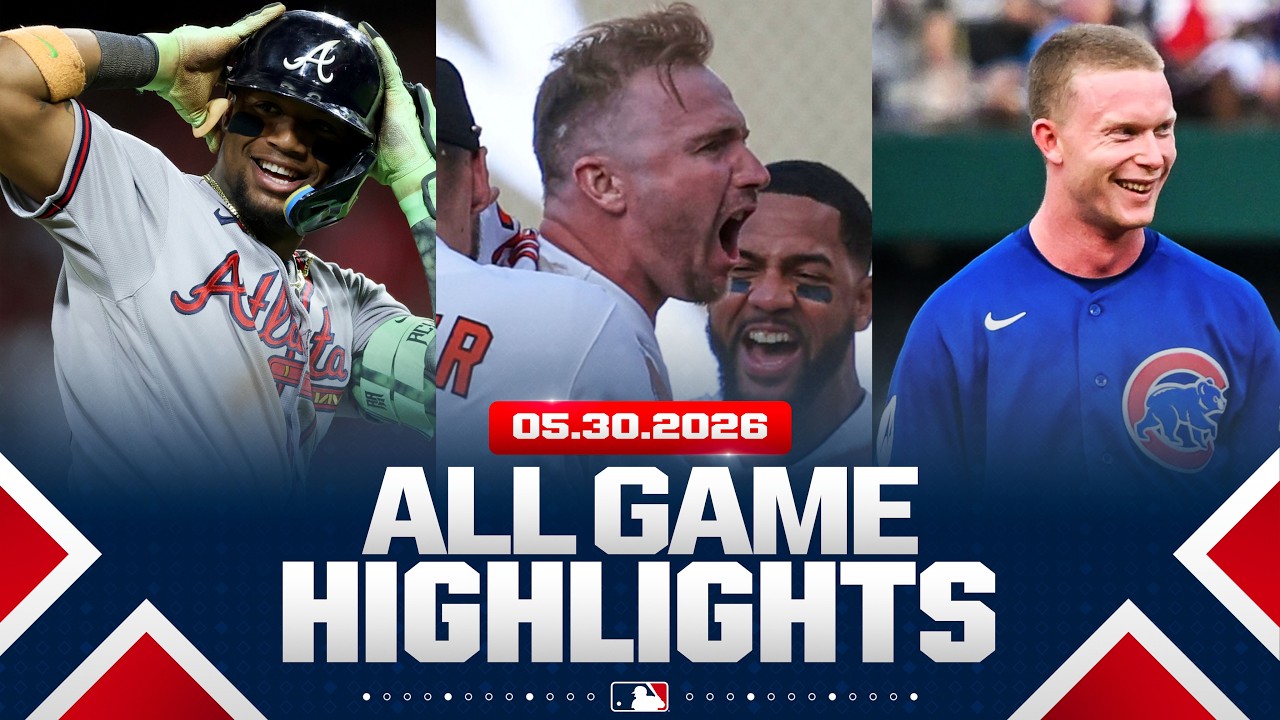 Highlights from ALL GAMES on 5/30 (Ronald Acuña Jr.’s two-homer game, Pete Alonso’s walk-off, MORE!) Highlights from ALL GAMES on 5/30 (Ronald Acuña Jr.’s two-homer game, Pete Alonso’s walk-off, MORE!)