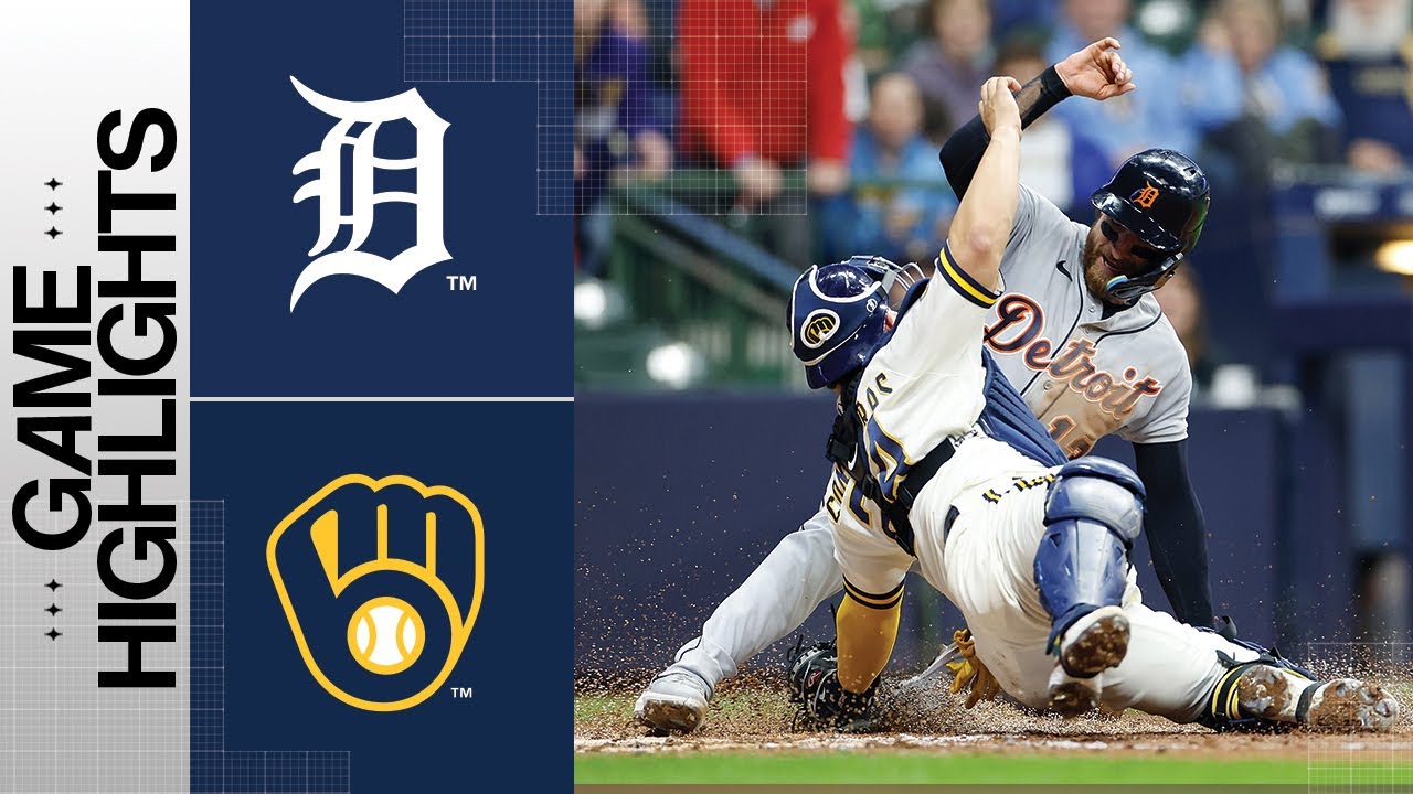 Tigers vs. Brewers Game Highlights (4/24/23) | MLB Highlights Tigers vs. Brewers Game Highlights (4/24/23) | MLB Highlights