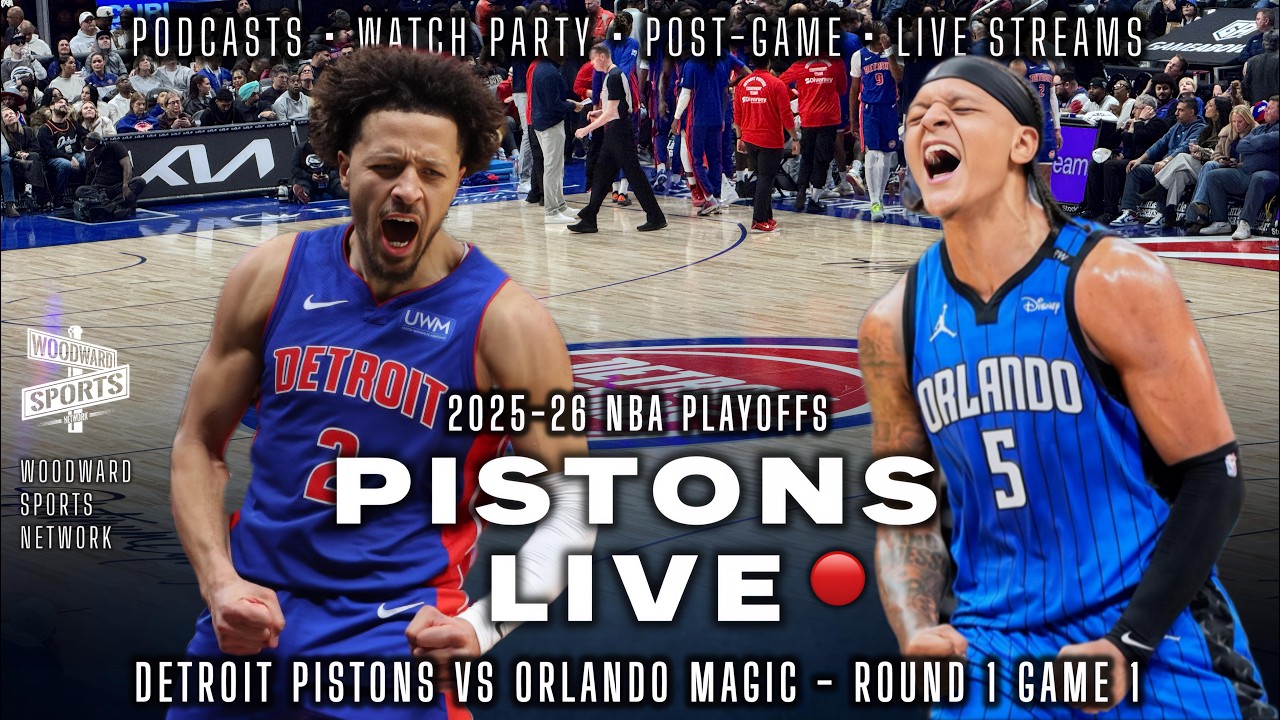 Detroit Pistons vs Orlando Magic LIVE Playoff Watch Party | Woodward Pistons LIVE Detroit Pistons vs Orlando Magic LIVE Playoff Watch Party | Woodward Pistons LIVE