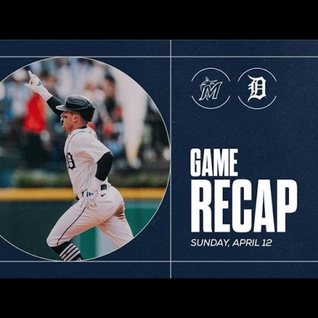 Game Highlights: McGonigle Hits His First Career Home Run in Tigers Sweep of Marlins | 4/12/26 Game Highlights: McGonigle Hits His First Career Home Run in Tigers Sweep of Marlins | 4/12/26