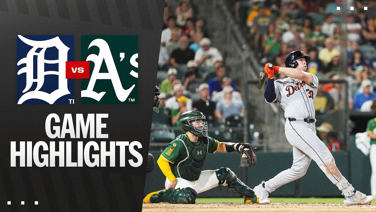 Tigers vs. A’s Game Highlights (8/26/25) | MLB Highlights Tigers vs. A’s Game Highlights (8/26/25) | MLB Highlights