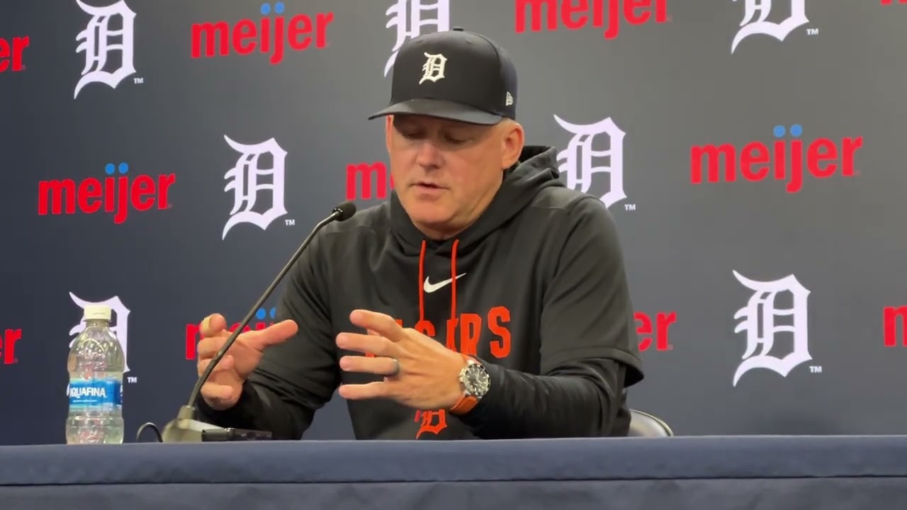 Tigers manager A.J. Hinch reacts to Framber Valdez hit-by-pitch, ejection Tigers manager A.J. Hinch reacts to Framber Valdez hit-by-pitch, ejection