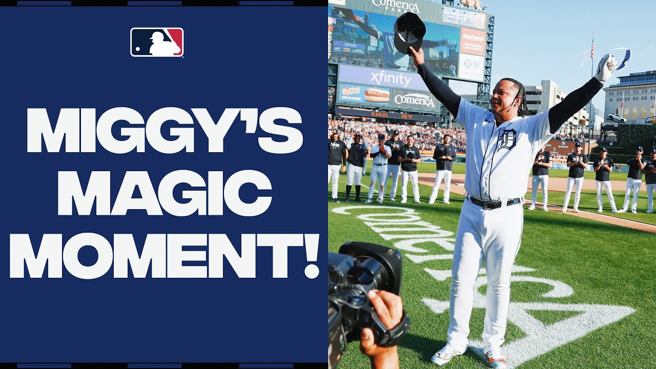 Miguel Cabrera walks off the field for the final time to a huge ovation in Detroit! Miguel Cabrera walks off the field for the final time to a huge ovation in Detroit!