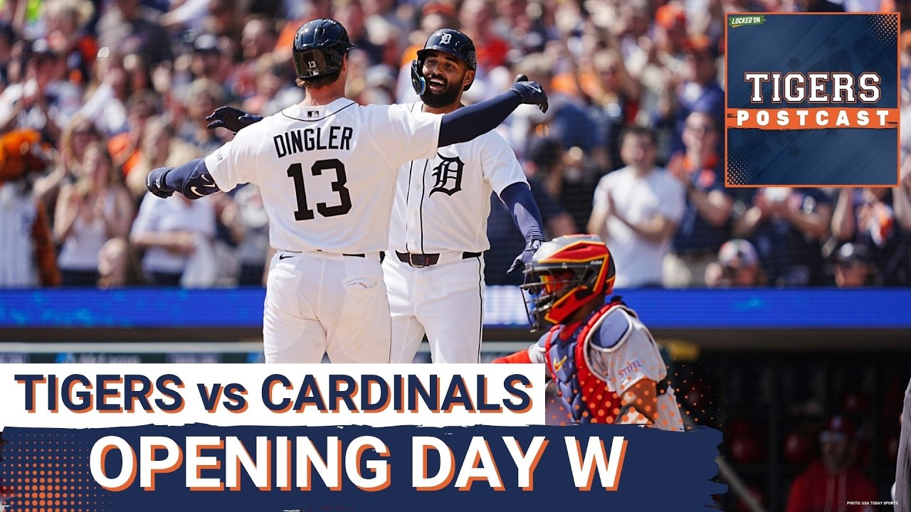 TIGERS POSTCAST: OPENING DAY SHUTOUT! Detroit Tigers BEAT St. Louis Cardinals, Dingler Goes Yard TIGERS POSTCAST: OPENING DAY SHUTOUT! Detroit Tigers BEAT St. Louis Cardinals, Dingler Goes Yard