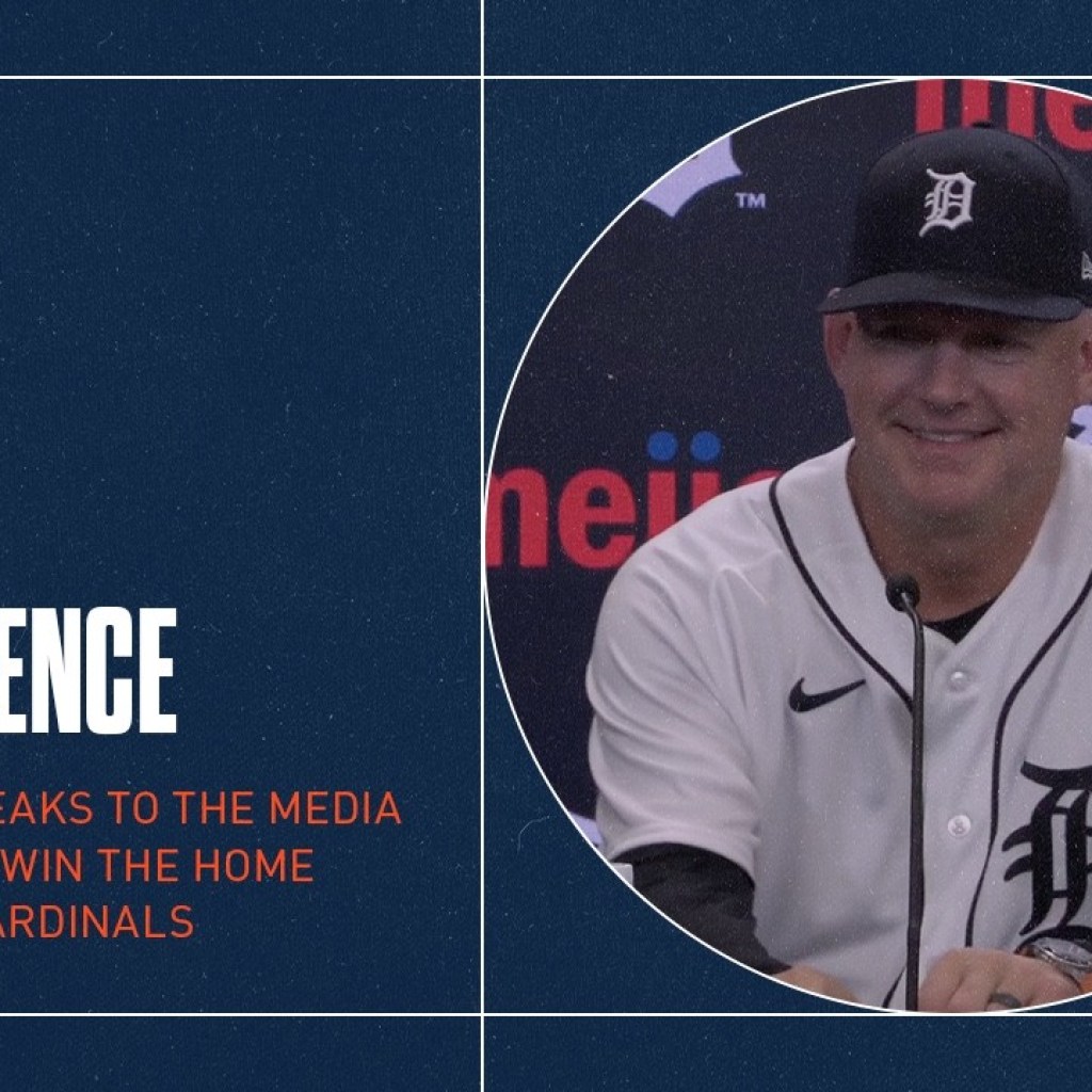 A.J. Hinch Recaps the Tigers Win vs. the Cardinals on Opening Day at Comerica Park A.J. Hinch Recaps the Tigers Win vs. the Cardinals on Opening Day at Comerica Park