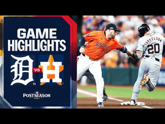 Tigers vs. Astros AL Wild Card Game 2 Highlights (10/2/24) | MLB Highlights Tigers vs. Astros AL Wild Card Game 2 Highlights (10/2/24) | MLB Highlights