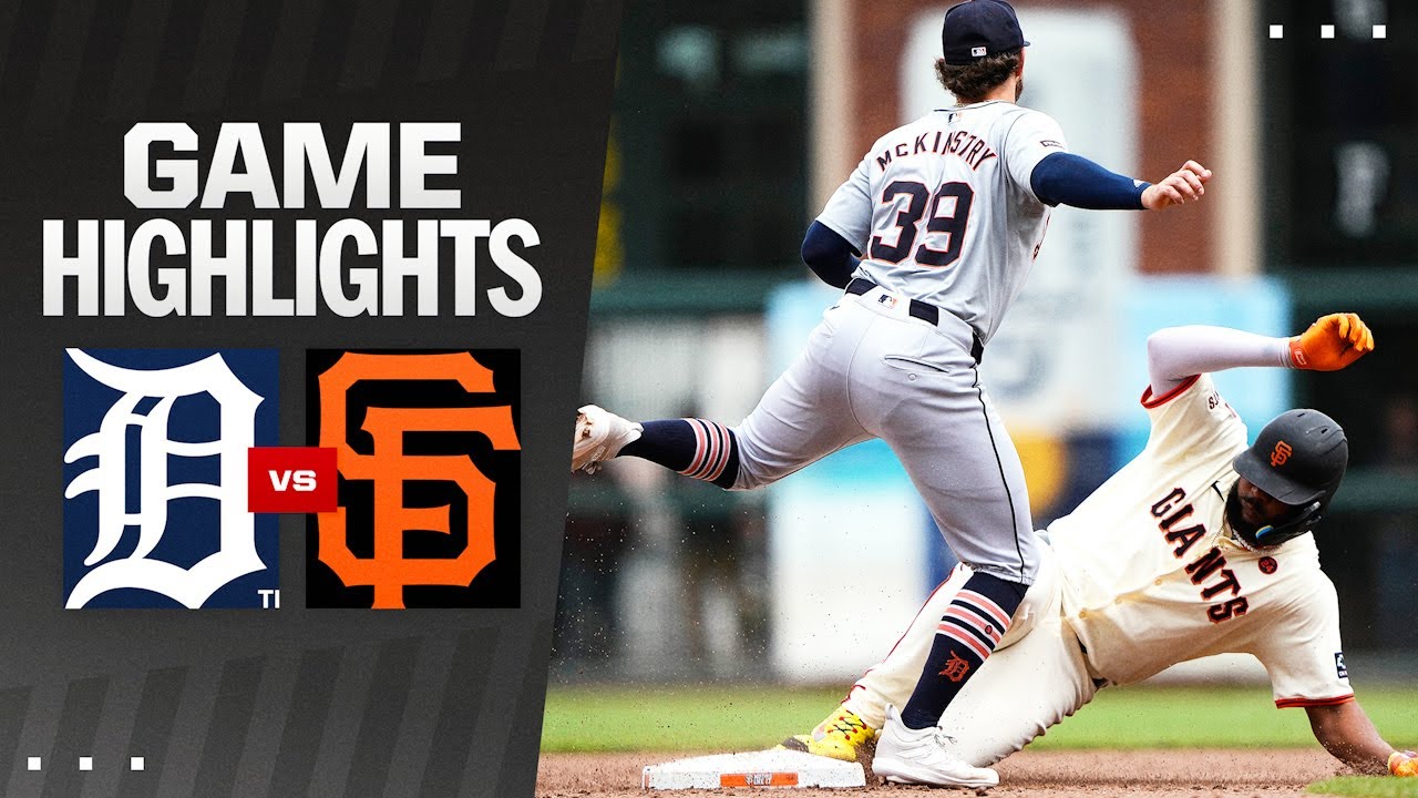 Tigers vs. Giants Game Highlights (8/11/24) | MLB Highlights Tigers vs. Giants Game Highlights (8/11/24) | MLB Highlights