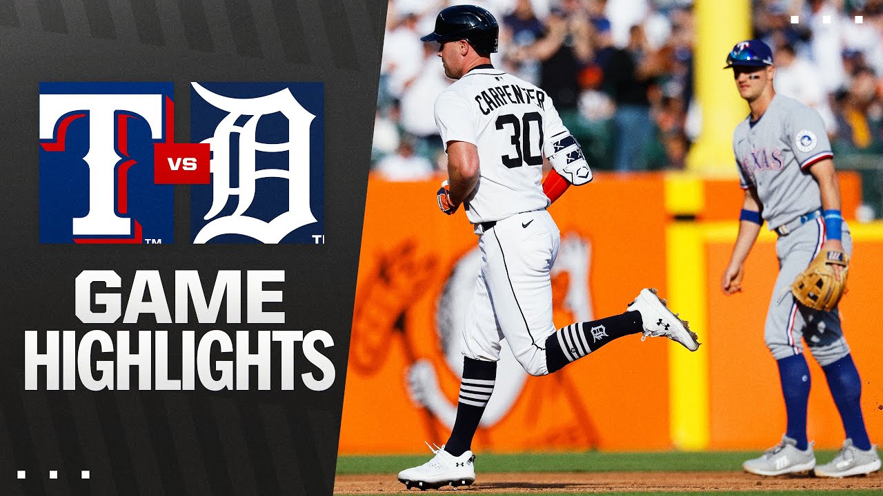 Rangers vs. Tigers Game Highlights (5/10/25) | MLB Highlights Rangers vs. Tigers Game Highlights (5/10/25) | MLB Highlights