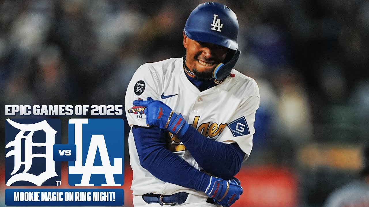 FULL GAME: Mookie Betts calls game with walk-off homer in Ring Ceremony Night! (Tigers vs. Dodgers) FULL GAME: Mookie Betts calls game with walk-off homer in Ring Ceremony Night! (Tigers vs. Dodgers)