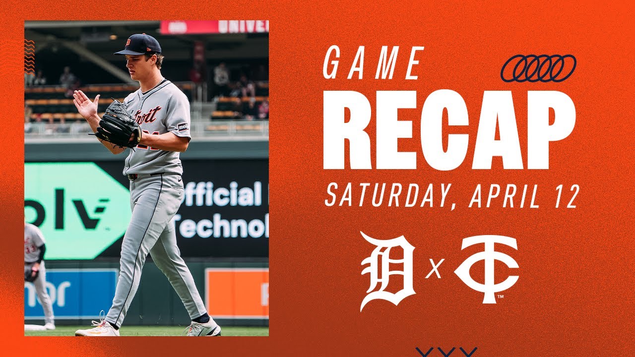 Game Highlights: Jackson Jobe’s First MLB Win, Tigers Take Series Over Twins | 4/12/25 Game Highlights: Jackson Jobe’s First MLB Win, Tigers Take Series Over Twins | 4/12/25
