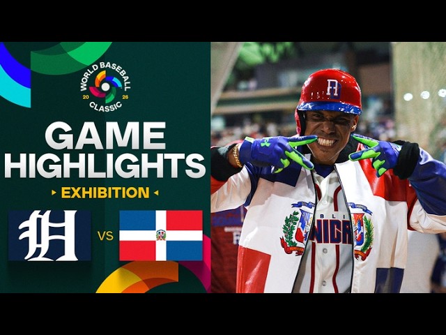 Tigers vs. Dominican Republic 2026 World Baseball Classic | Exhibition Game Highlights Tigers vs. Dominican Republic 2026 World Baseball Classic | Exhibition Game Highlights