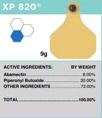 Y-TEX XP 820 INSECTICIDE TAG (EA) Y-TEX XP 820 INSECTICIDE TAG (EA)
