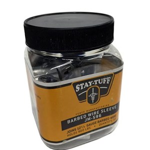 FM STAYTUFF SLEEVE BARB WIRE 50CT (2460-0153) FM STAYTUFF SLEEVE BARB WIRE 50CT (2460-0153)