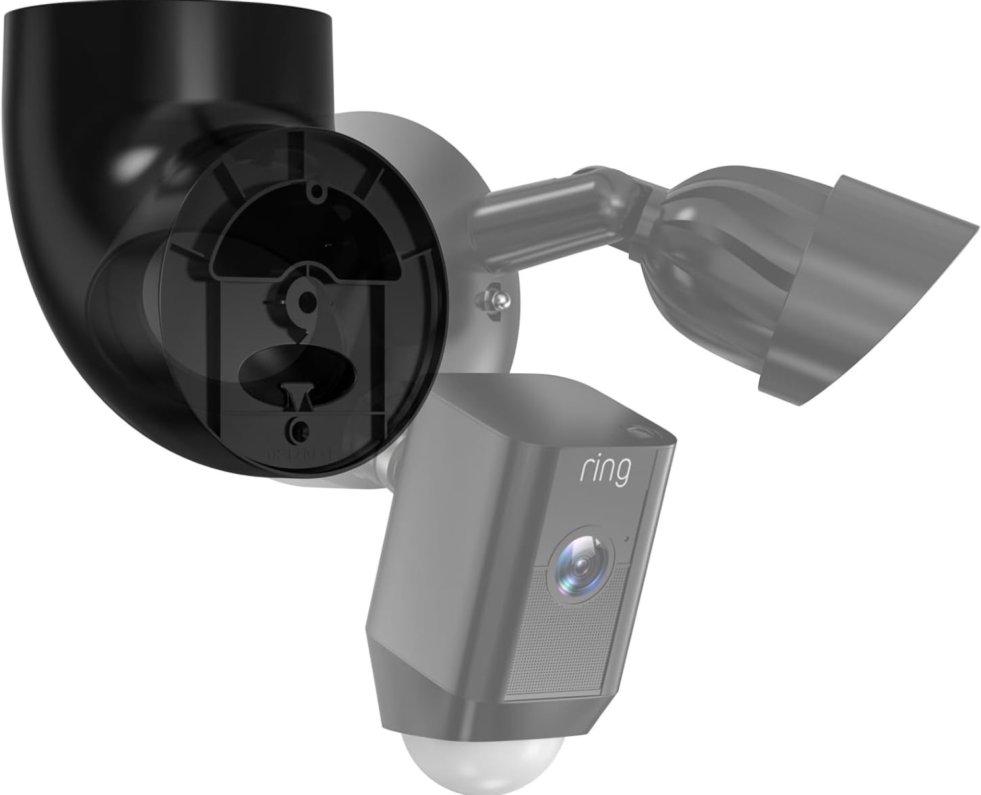 Eave Mount for Ring Floodlight Cam Wired Pro/Plus,Ring Smart Lighting Floodlight Wired, Blink Wired Floodlight Camera &Wyze Floodlight Camera V2/Pro and Roku Floodlight Camera (Black) Eave Mount for Ring Floodlight Cam Wired Pro/Plus,Ring Smart Lighting Floodlight Wired, Blink Wired Floodlight Camera &Wyze Floodlight Camera V2/Pro and Roku Floodlight Camera (Black)