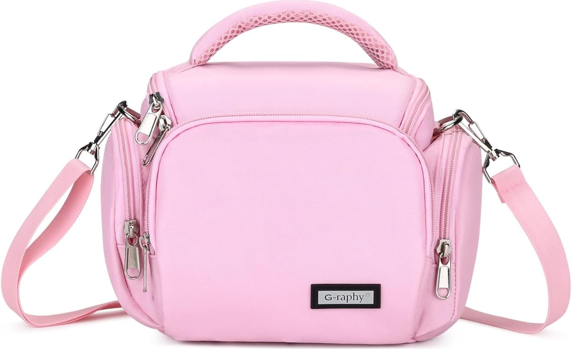 G-raphy Camera Bag Camera Case DSLR SLR Bag Pink Photography Bags with Removable Strap Camera Accessories for Women and Men G-raphy Camera Bag Camera Case DSLR SLR Bag Pink Photography Bags with Removable Strap Camera Accessories for Women and Men