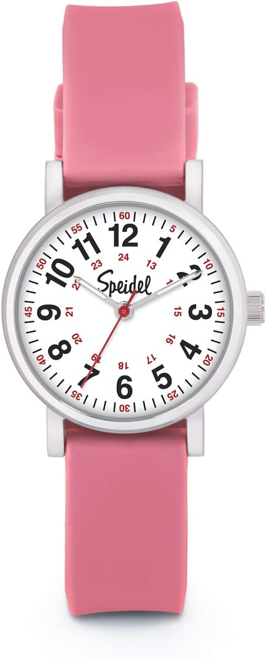 Speidel Scrub Petite Watch Made for Doctors, Nurses, EMT, Surgeons and Students w/Red Second Hand in Scrub Matching Colors Speidel Scrub Petite Watch Made for Doctors, Nurses, EMT, Surgeons and Students w/Red Second Hand in Scrub Matching Colors