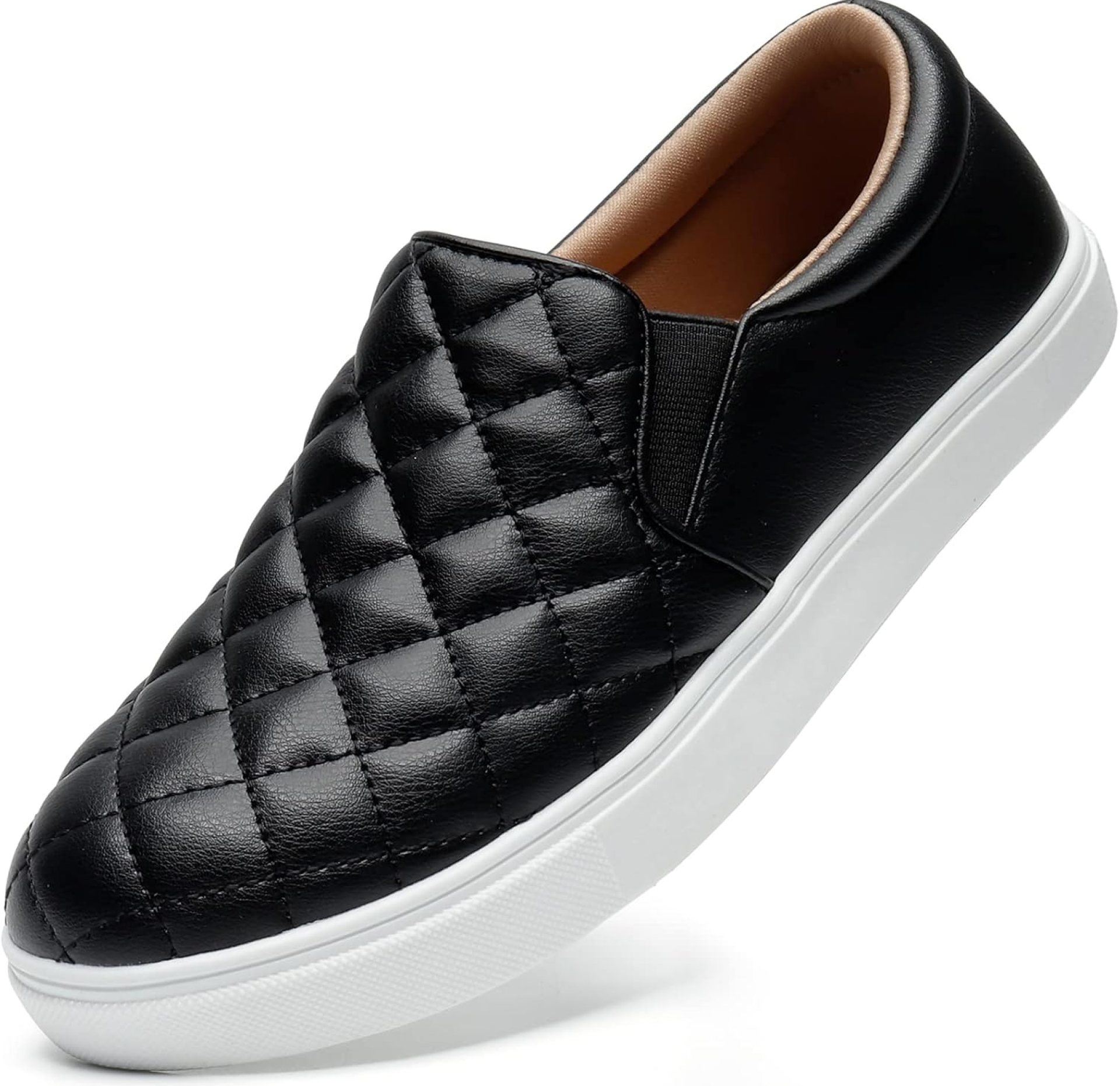 STQ Loafers for Women Memory Foam Slip On Sneakers EleeS Quilted 1.0 Comfort Fall Shoes STQ Loafers for Women Memory Foam Slip On Sneakers EleeS Quilted 1.0 Comfort Fall Shoes