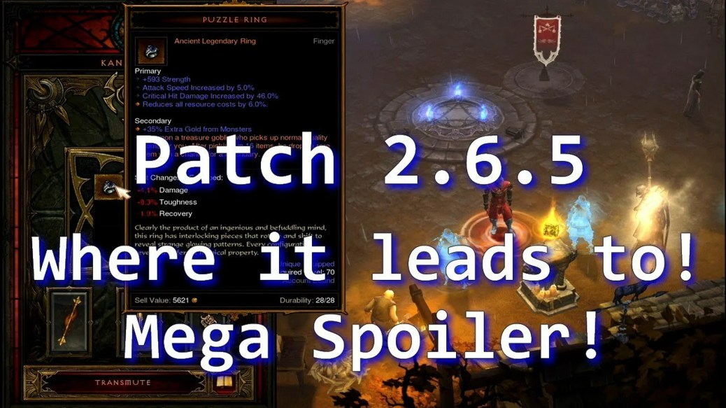 Diablo 3 PTR 2.6.5 Ancient Puzzle Ring Revelations Diablo 3 PTR 2.6.5 Ancient Puzzle Ring Revelations
