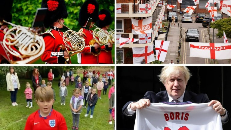 Watch – ‘Come on England!’: How the country is getting excited for Euro 2020 semi-final Watch – ‘Come on England!’: How the country is getting excited for Euro 2020 semi-final