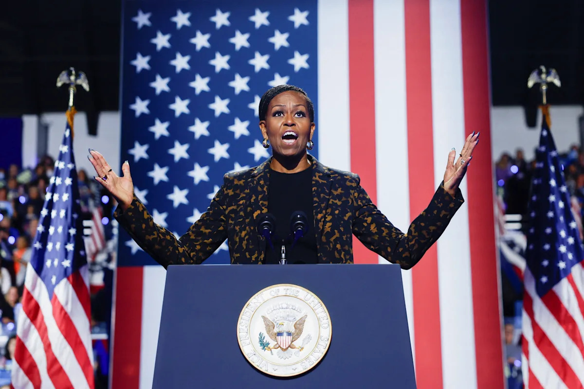 ‘We ain’t ready.’ Michelle Obama says the country doesn’t want a woman president. ‘We ain’t ready.’ Michelle Obama says the country doesn’t want a woman president.