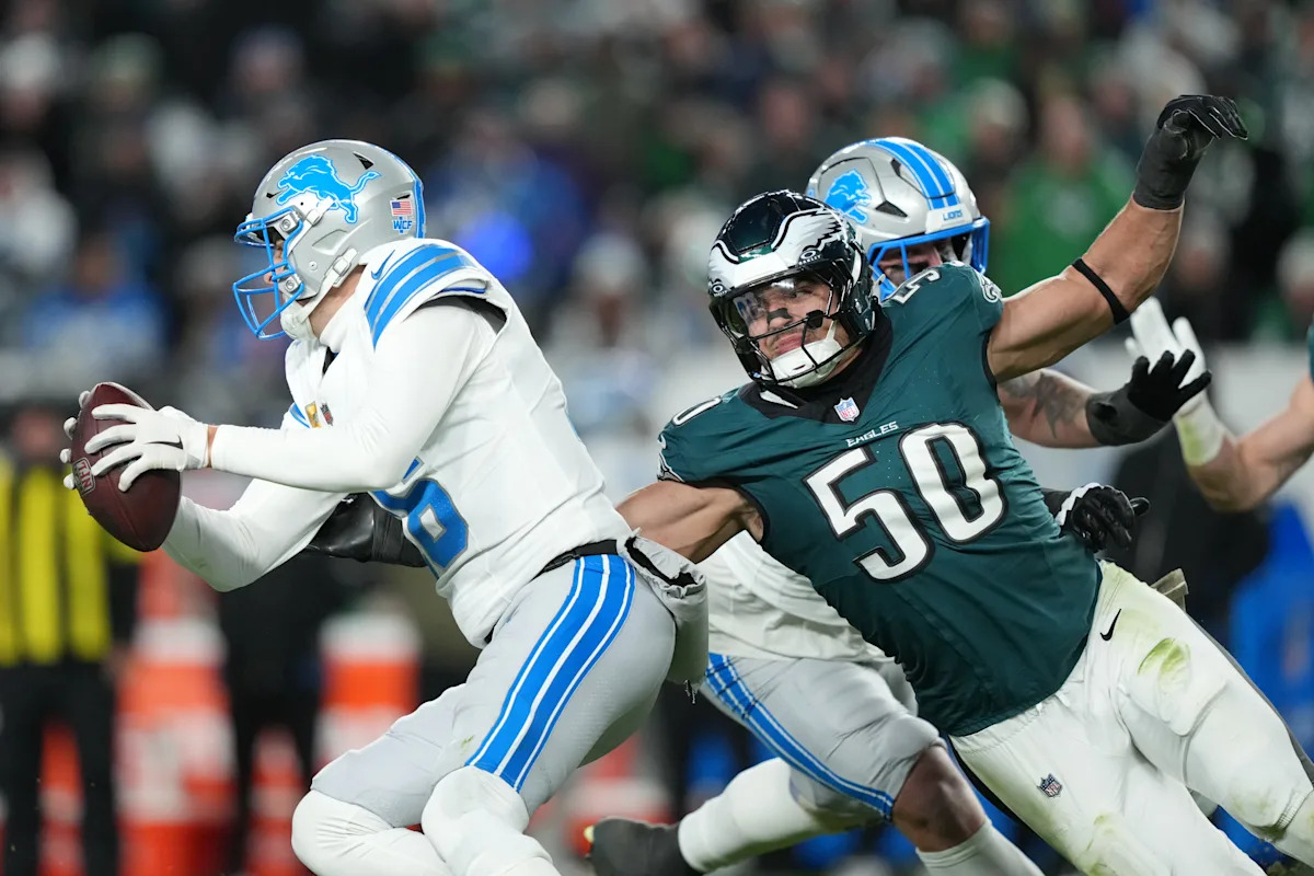 Eagles turned the Lions over on downs 5 times — and the narrative over from A.J. Brown to their burgeoning defense Eagles turned the Lions over on downs 5 times — and the narrative over from A.J. Brown to their burgeoning defense