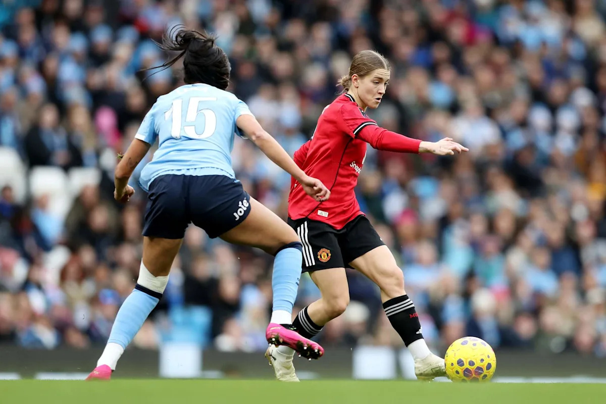 Watching Man Utd’s Jess Park with her agent, who’s also a rugby league player Watching Man Utd’s Jess Park with her agent, who’s also a rugby league player