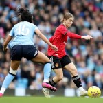 Watching Man Utd’s Jess Park with her agent, who’s also a rugby league player Watching Man Utd’s Jess Park with her agent, who’s also a rugby league player