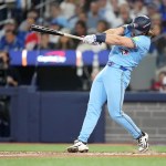 Blue Jays manager Schneider moves Barger up two spots to bat fifth for Game 7 Blue Jays manager Schneider moves Barger up two spots to bat fifth for Game 7