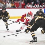 National champs keep Wisconsin in check for Kwip Trip Holiday Face-Off title National champs keep Wisconsin in check for Kwip Trip Holiday Face-Off title