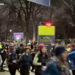 Sam Ryan, Liz Cho ring in New Year at NYRR Midnight Run in Central Park Sam Ryan, Liz Cho ring in New Year at NYRR Midnight Run in Central Park