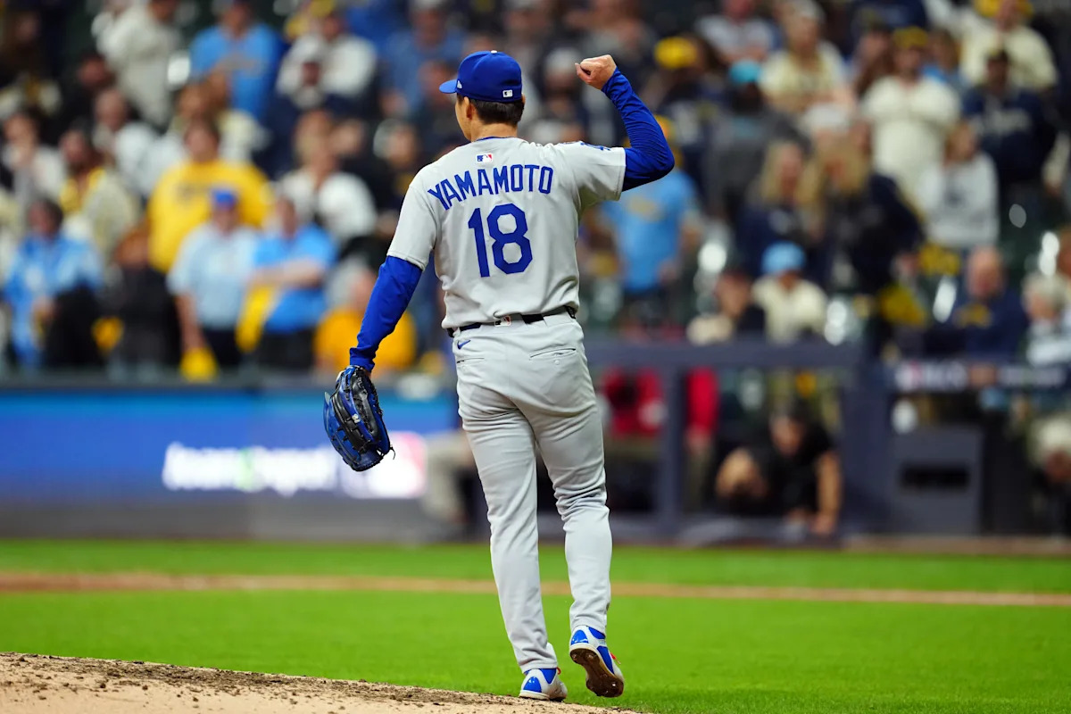MLB playoffs 2025: Yoshinobu Yamamoto delivers another gem, shuts down Brewers for 9 innings as Dodgers go up 2-0 in NLCS MLB playoffs 2025: Yoshinobu Yamamoto delivers another gem, shuts down Brewers for 9 innings as Dodgers go up 2-0 in NLCS